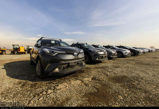 خودرو‌های میلیاردی در گمرگ غرب تهران