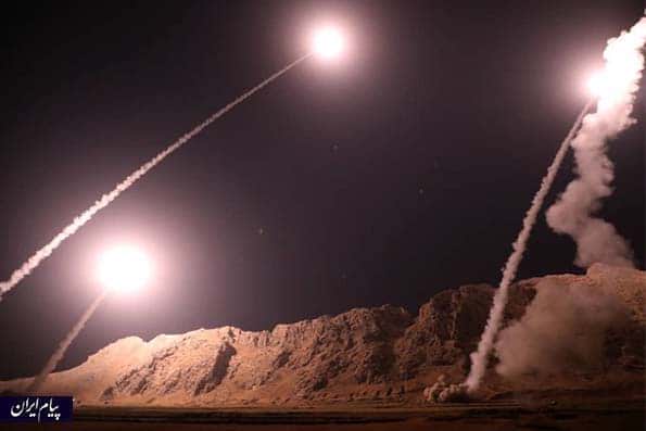حمله موشکی سپاه در پاسخ به حمله تروریستی اهواز