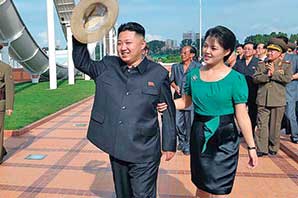 خشم رهبر کره شمالی از دیدن تصاویر زننده همسرش در شبنامه جنوبی‌ها