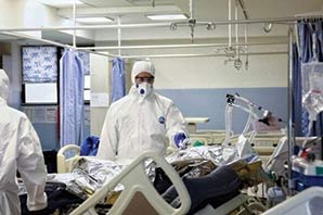 ۲۵ بیمار مبتلا به کرونا دریک بیمارستان تهران سکته مغزی کردند