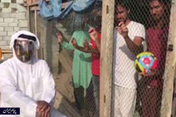 زندانی شدن طرفداران هندی در قفس مرد متعصب اماراتی!
