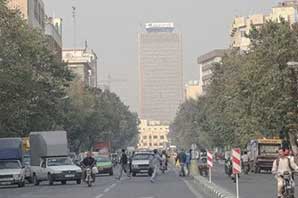 تداوم آلودگی هوای تهران با ازون