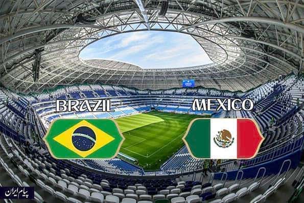 برزیل 2 - مکزیک 0 | برد سلسائو مقابل مکزیک سخت کوش 
