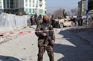 بمب گذاری در افغانستان با ۳۵ کشته و زخمی