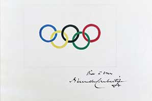 نقاشی اصلی حلقه های المپیک فروخته شد
