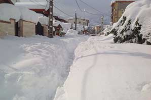 مازندران بارش ۸۰ سانتی متری برف را تجربه کرد
