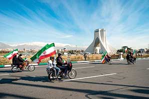 راهپیمایی موتوری ۲۲ بهمن ۹۹/ تهران