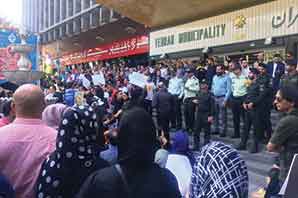 تجمع در مقابل شهرداری در اعتراض به آزار سگ ها /  پیمانکار خاطی برکنار شد