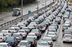 ترافیک سنگین در محورهای شمالی کشور