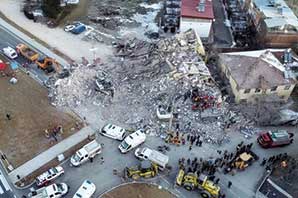 تعداد مصدومان زلزله ترکیه به ۱۰۳۰ نفر رسید