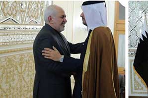ظریف به همتای قطری خود در تهران چه گفت؟