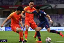 تایلند 1 - چین 1؛ کامبک 3 دقیقه‌ای چینی‌ها برای صعود به یک چهارم
