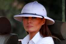 کلاهی که برای همسر دونالد ترامپ دردسر شد